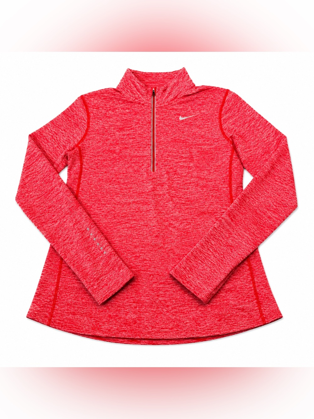 Nike running jacket Element Drifit 1/4 zip running jacket orange women size S
